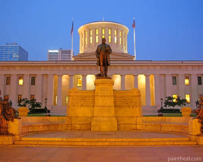 Ohio Statehouse Painting By Numbers Kits