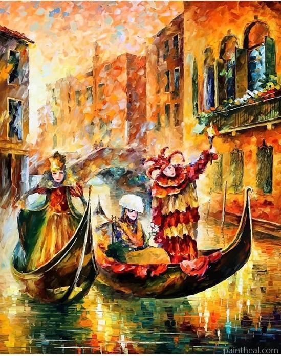 Venice Carnival Painting By Numbers Kits