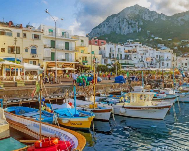 Marina Grande Italy Painting By Numbers Kits