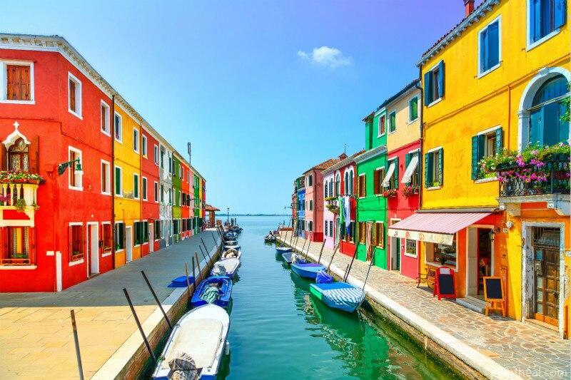 Burano Venice Painting By Numbers Kits