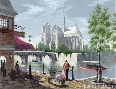 Notre Dame Cathedral De Paris France Painting By Numbers Kits