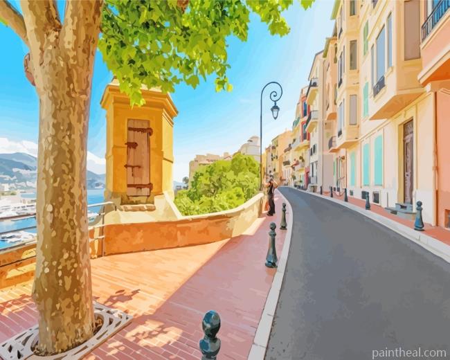 Europe Monaco Painting By Numbers Kits