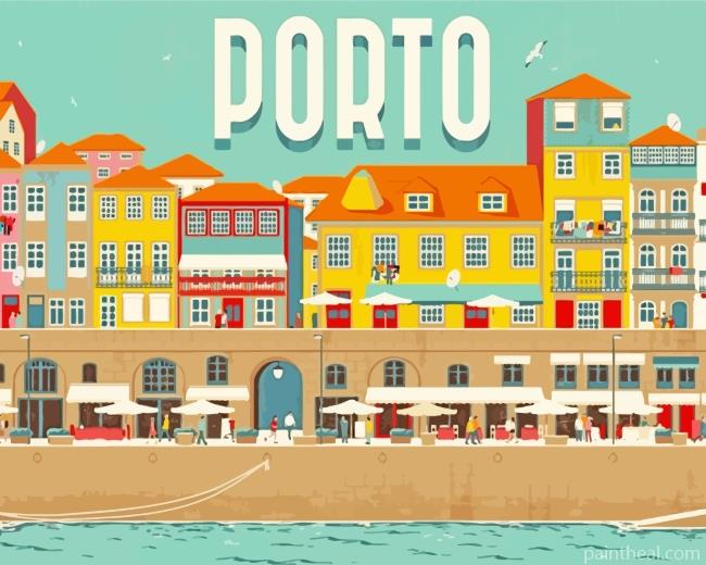Portugal Porto Painting By Numbers Kits
