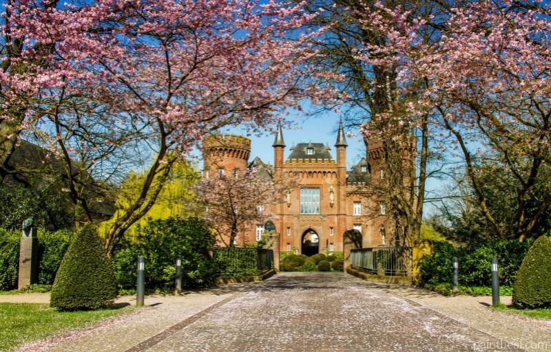 Moyland Castle in Bedburg Painting By Numbers Kits
