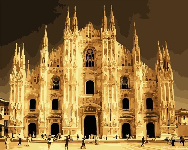 Milan Cathedral Painting By Numbers Kits