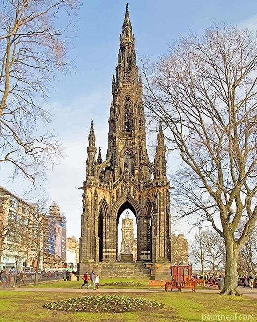 Scott Monument Painting By Numbers Kits