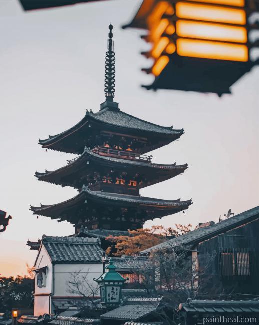 Senso ji Kyoto Japan Painting By Numbers Kits