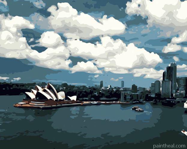 Sydney Sky View Painting By Numbers Kits
