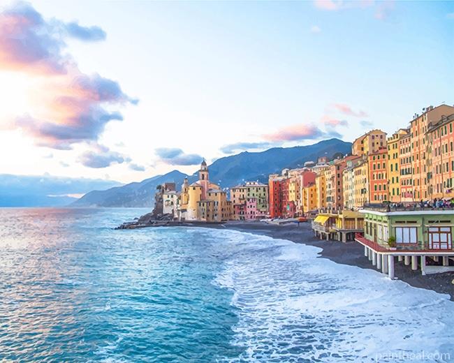 Camogli Italy Painting By Numbers Kits