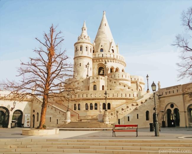 Fishermans Bastion Budapest Painting By Numbers Kits