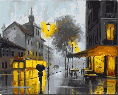 Winter Rain In Donetsk Painting By Numbers Kits