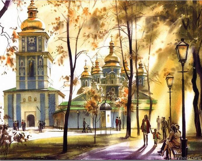 Kiev Palace Painting By Numbers Kits