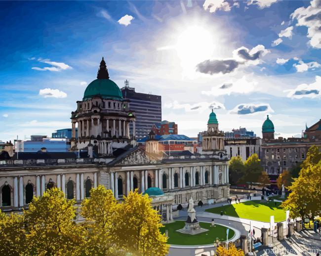 Belfast City Hall Painting By Numbers Kits