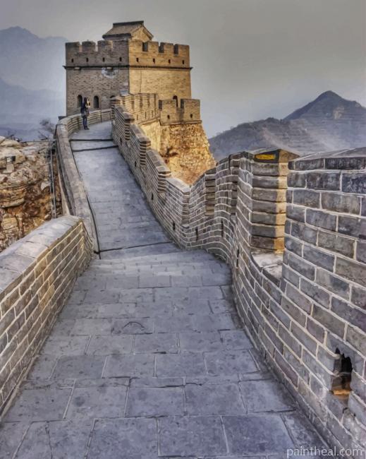 Great Wall Of China Painting By Numbers Kits