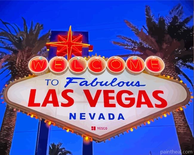 Las Vegas Nevada Painting By Numbers Kits