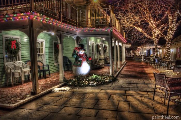 Christmas Snowman In Toronto Painting By Numbers Kits