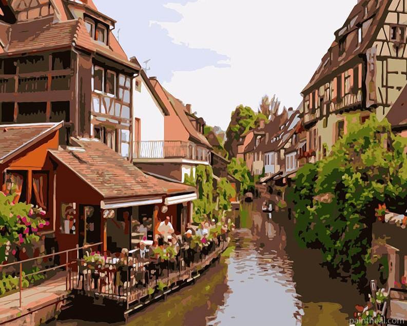 La Petite Venise Colmar Painting By Numbers Kits