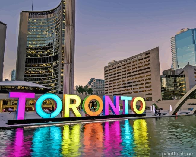 Toronto City Painting By Numbers Kits
