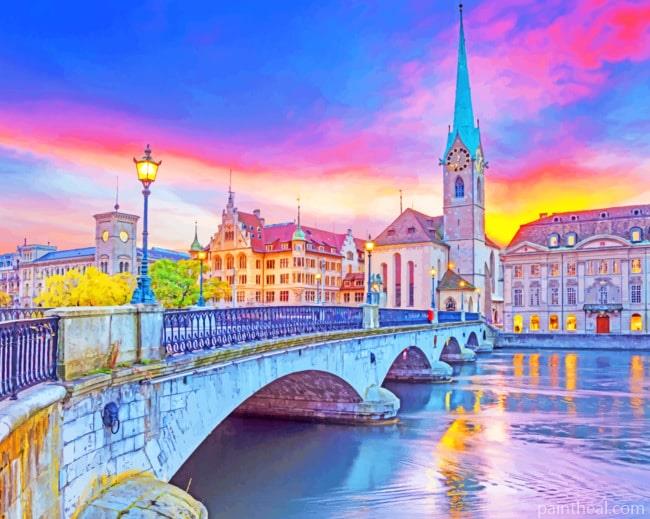 Zurich Painting By Numbers Kits