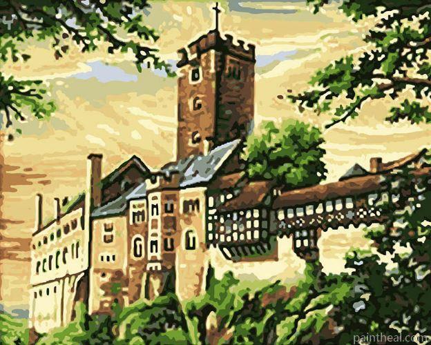 Wartburg Castle Painting By Numbers Kits