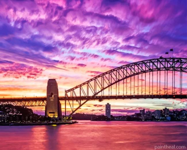 Harbor Bridge Painting By Numbers Kits