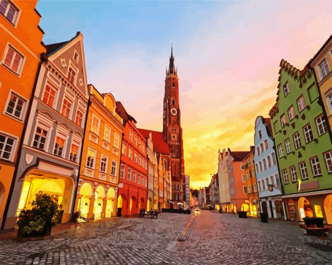 Germany Munich City Painting by Numbers kits