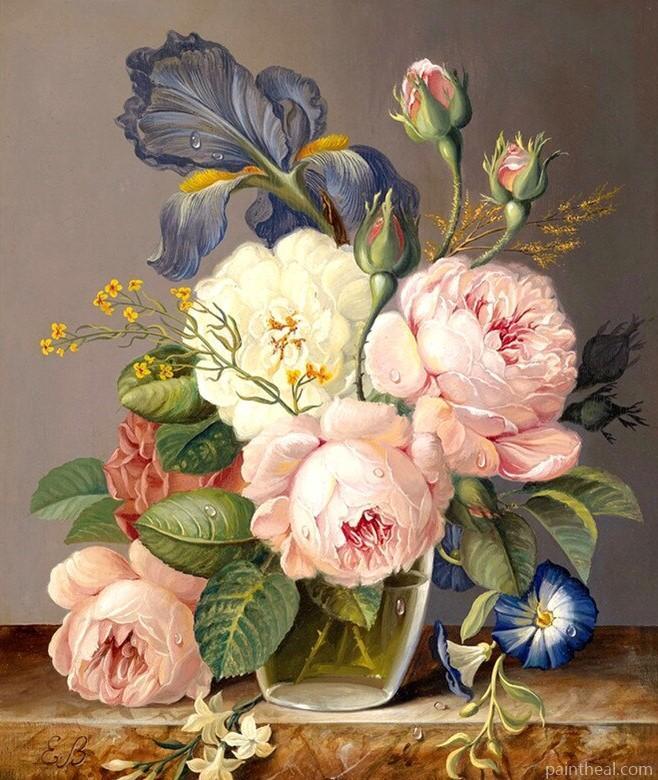 Flowery Appearance Flower Flowers Painting By Numbers Kits