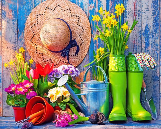 Ready For The Garden Painting By Numbers Kits
