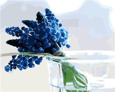 Jakaranda Flowers Blue Flowers Painting By Numbers Kits