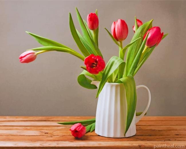 Tulips Flowers Painting By Numbers Kits