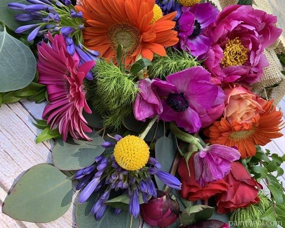 Multi Flower Bouquet Flowers Painting By Numbers Kits
