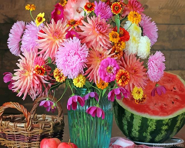 Watermelon Flowers NEW Painting By Numbers Kits