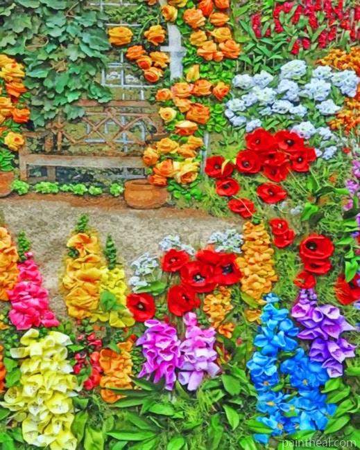 Colorful Flowers Plants Painting By Numbers Kits