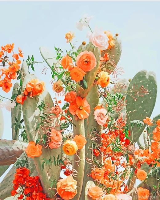 Cactus Flower Aesthetic NEW Painting By Numbers Kits