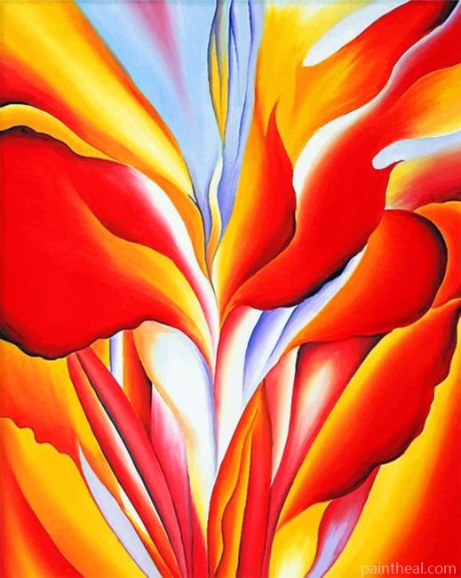 Georgia Okeeffe Aesthetic Painting By Numbers Kits