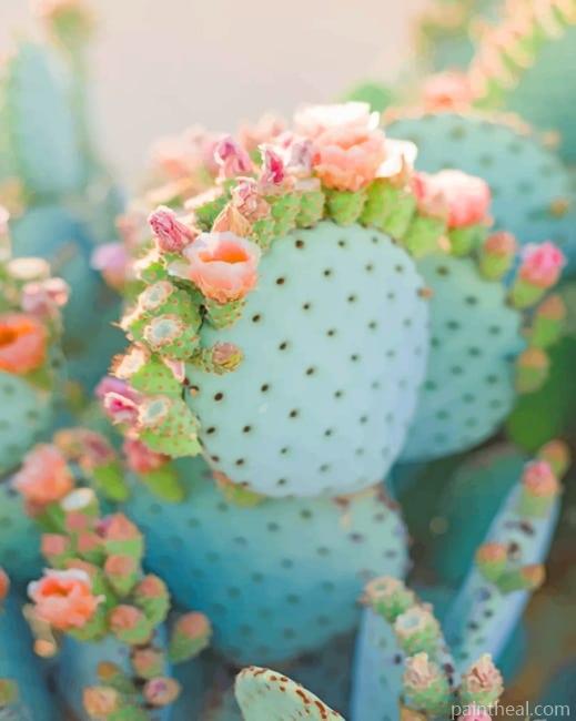 Light Green Cactus NEW Painting By Numbers Kits