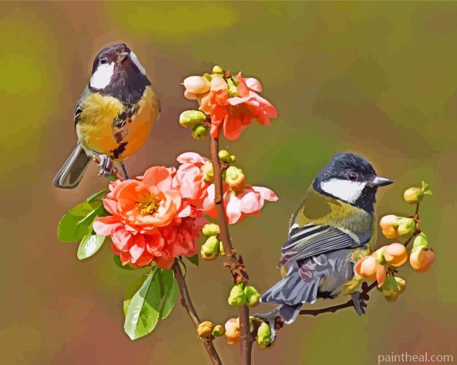Parus Birds Painting By Numbers Kits