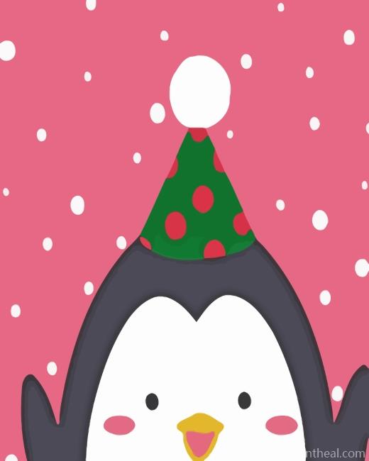 Easy Penguin Painting By Numbers Kits