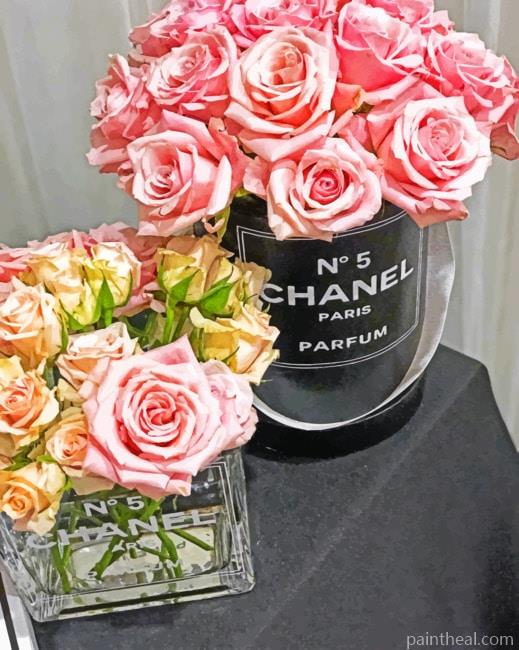 Chanel Flowers Bouquet Painting By Numbers Kits