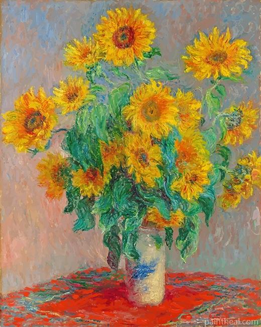 Bouquet of Sunflowers Painting By Numbers Kits