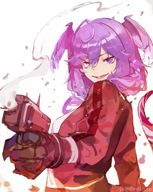 Anime Girl Selen Katsuki Painting By Numbers Kits