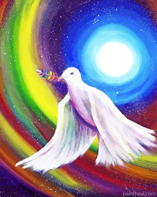 Peace Dove Painting By Numbers Kits