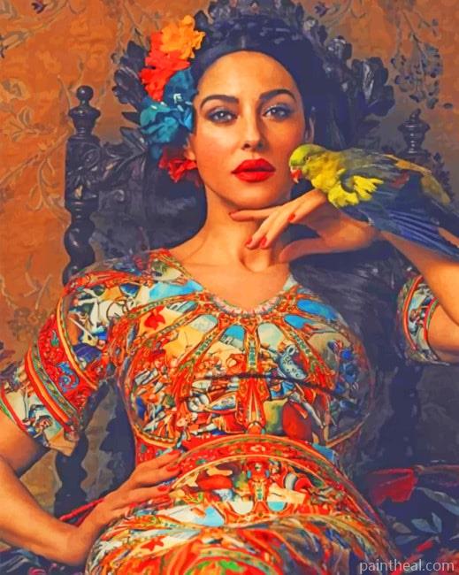 Woman And Parrot NEW Painting By Numbers Kits