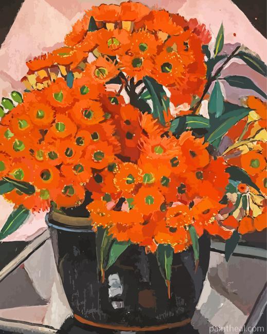 Flowers Vase Margaret Preston Painting By Numbers Kits
