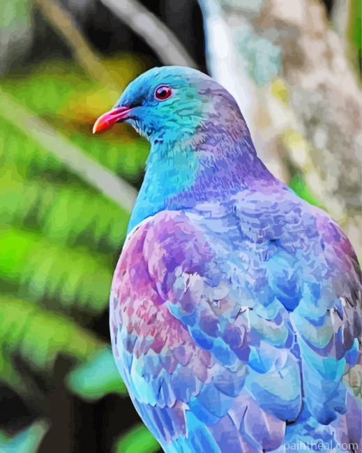 Kereru Bird Painting By Numbers Kits