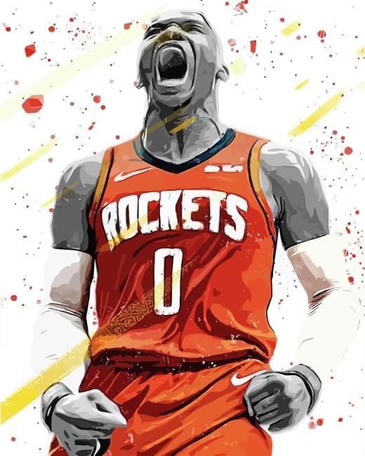 Russell Westbrook Painting By Numbers Kits