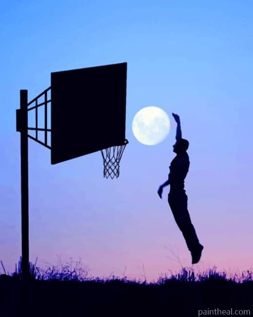 Basketball Moon NEW Painting By Numbers Kits