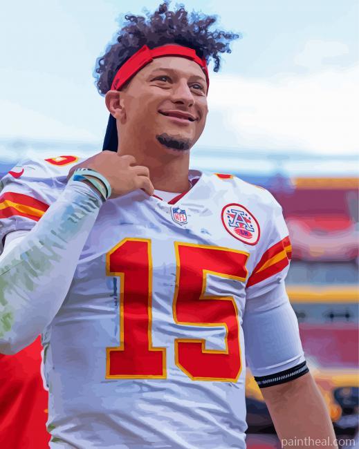 Patrick Mahomes II Painting By Numbers Kits
