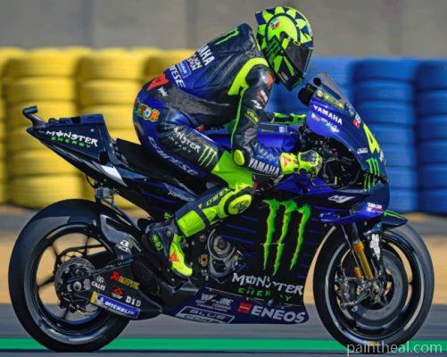 Valentino Rossi Le Mans Painting By Numbers Kits