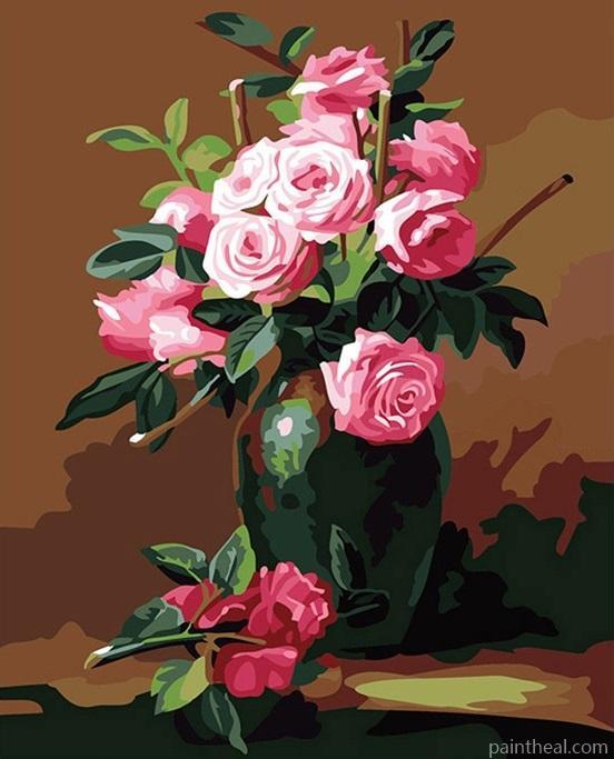 Modern Flower Flowers Painting By Numbers Kits